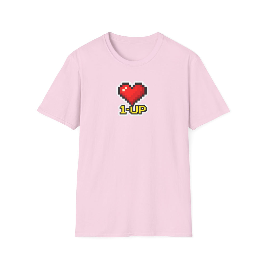 1-UP Heart Pixel T-Shirt