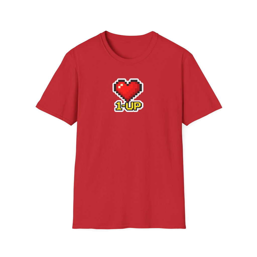 1-UP Heart Pixel T-Shirt