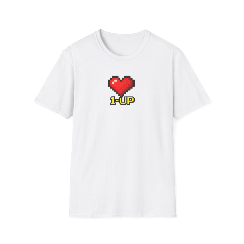 1-UP Heart Pixel T-Shirt