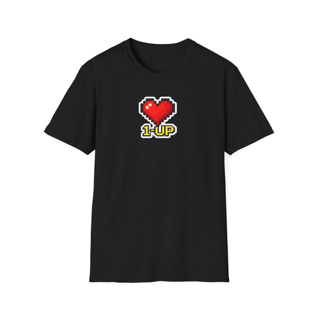 1-UP Heart Pixel T-Shirt